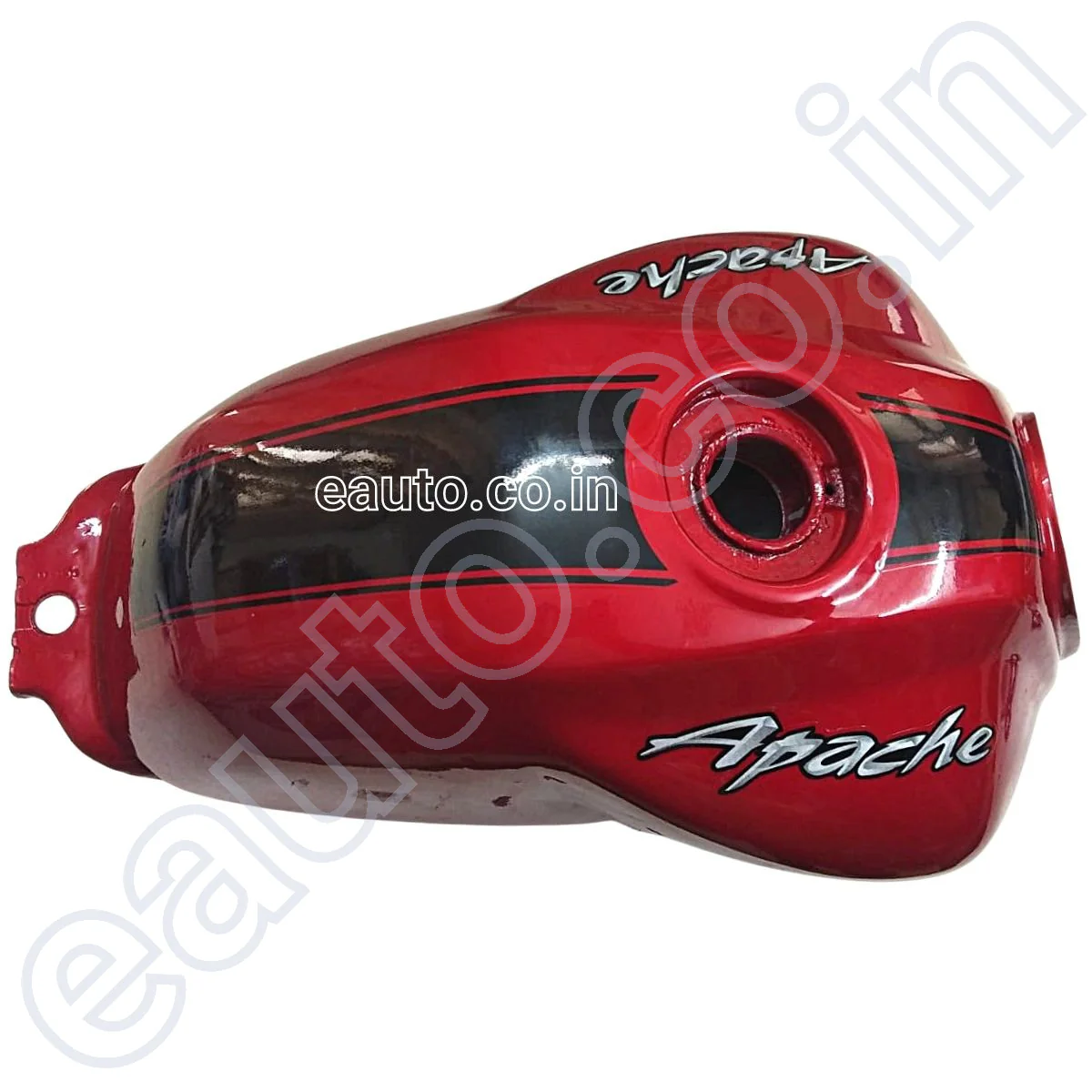 Ensons Petrol Tank for TVS Apache 150 | Red | With Sticker - Image 2