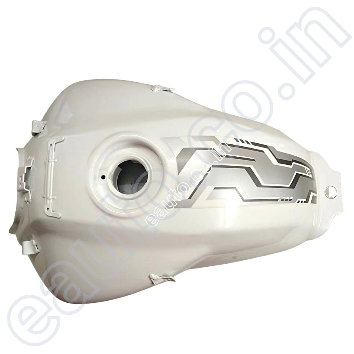 Ensons Petrol Tank for TVS Apache RTR 180 BS6 (2020-Cont.) | White - Image 2