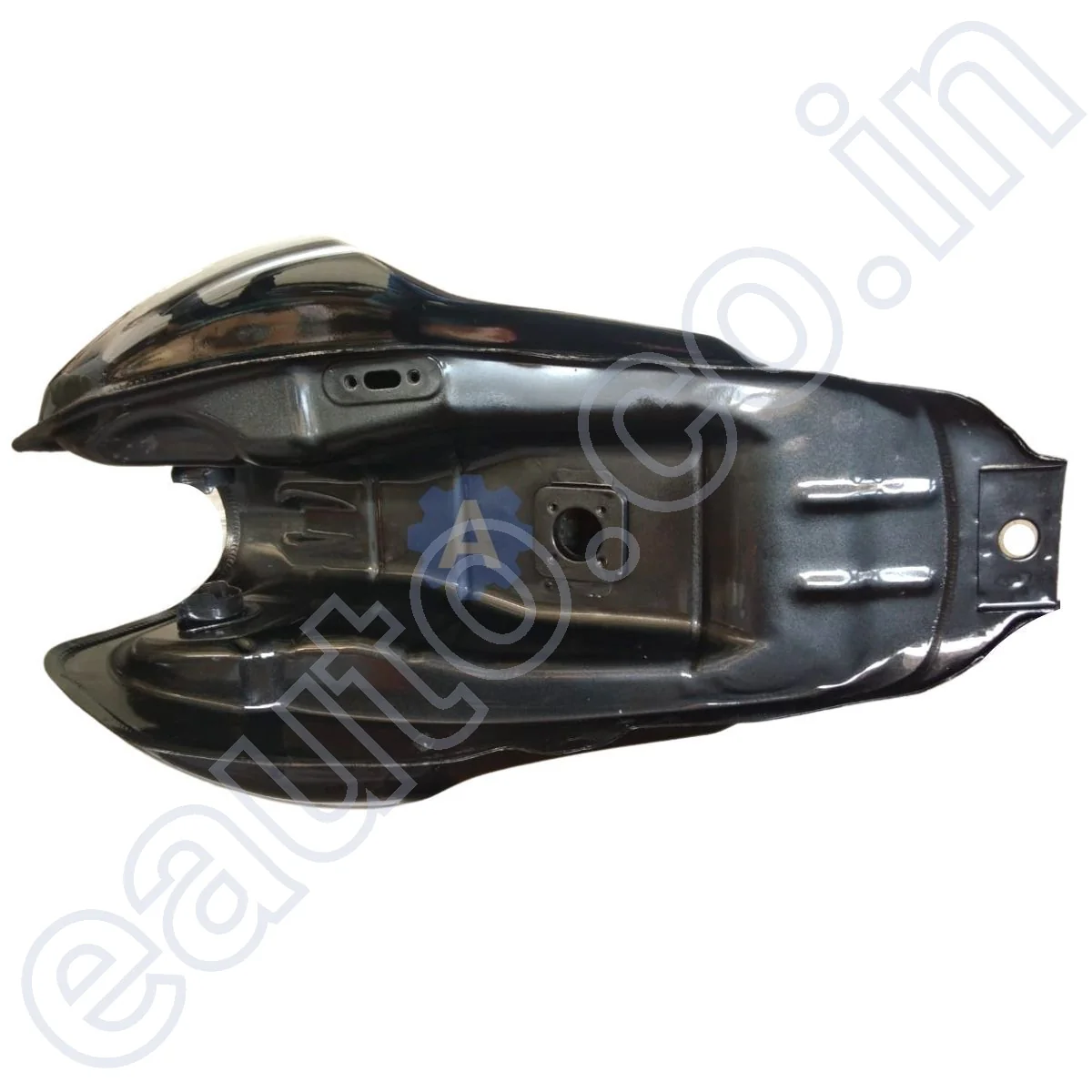 Ensons Petrol Tank for TVS Star City Plus (Black/Silver) - Image 4