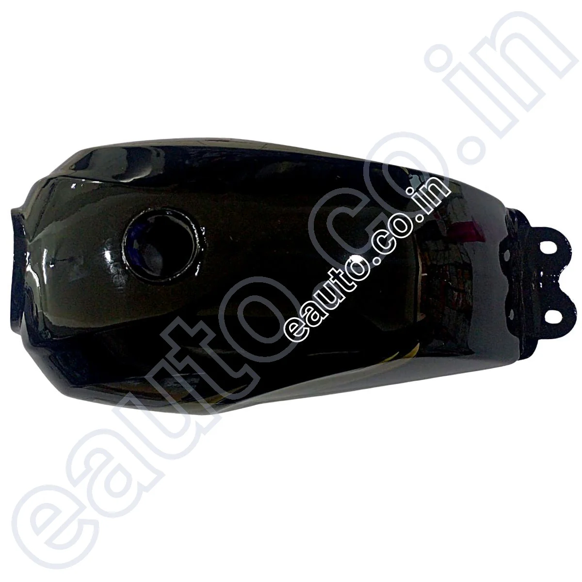 Ensons Petrol Tank for TVS Victor GL | Black with Golden Sticker - Image 4
