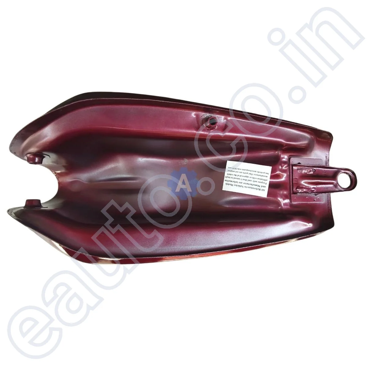 Ensons Petrol Tank for Yamaha RX100/ RX135/ RXG (Wine Red/Golden) - Image 4