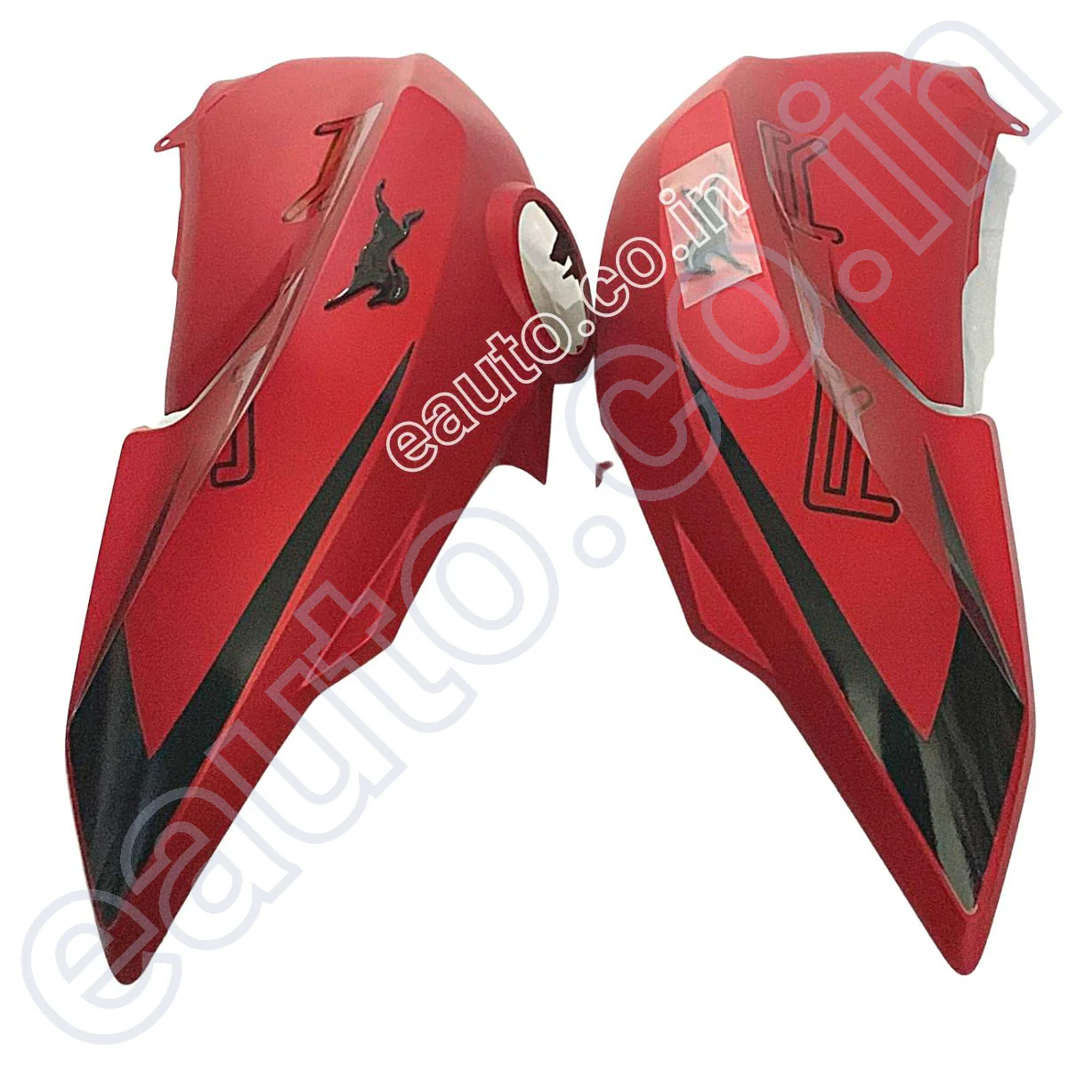 Fuel Tank Cover for TVS Apache RTR 200 4V | BS4 Model | Matt Red Colour | Set of 2 - Image 2