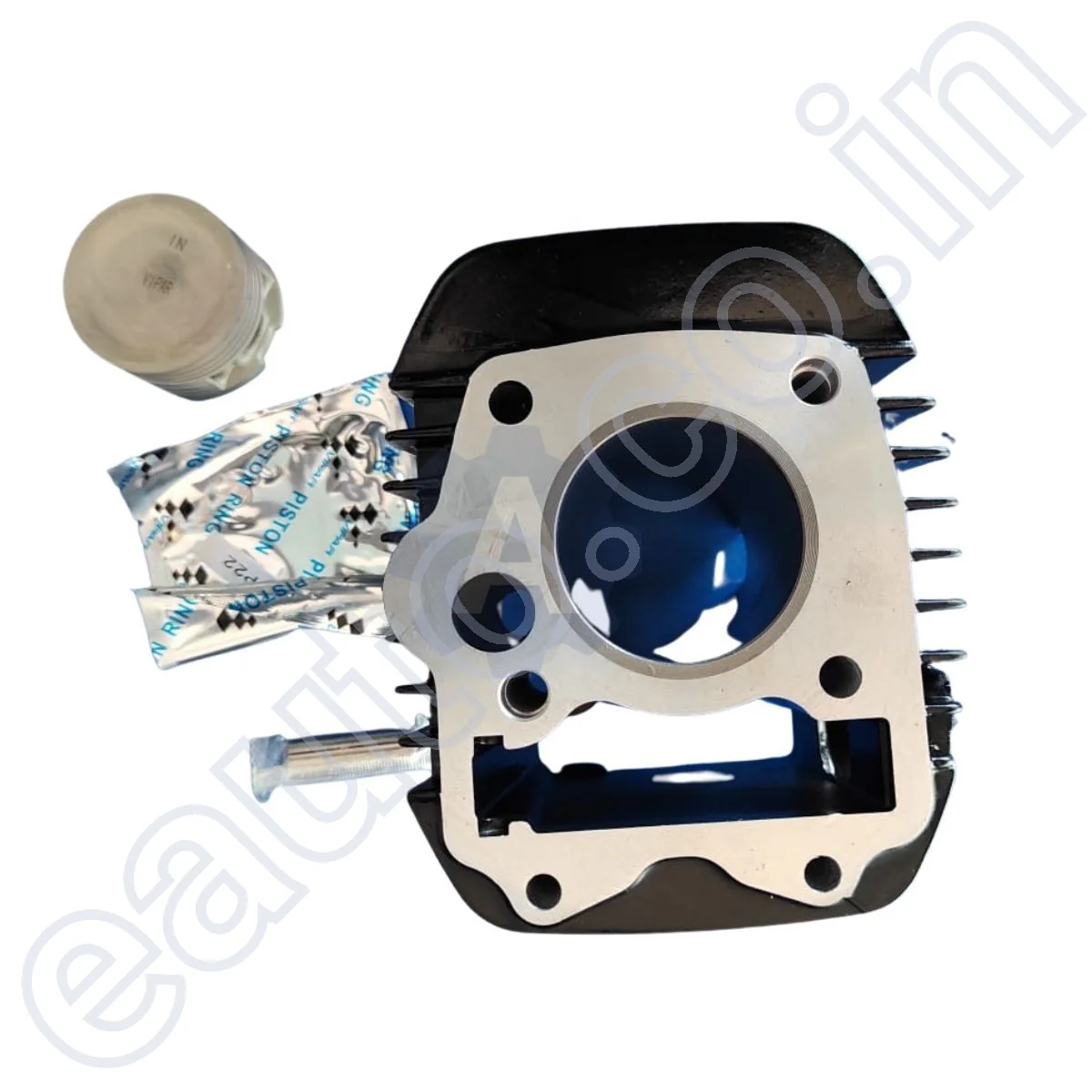 GOETZE Piston Cylinder Kit for Hero Super Splendor | Glamour | Bore Piston or Block | Black | 52.4 mm Bore Dia - Image 3