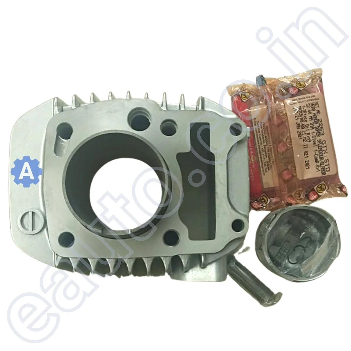 GOETZE Piston Cylinder Kit for Hero Super Splendor | Glamour | Bore Piston or Block | Silver - Image 2