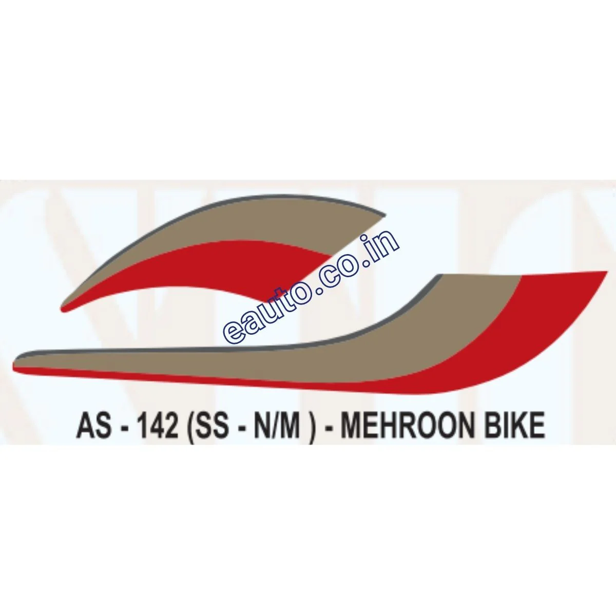 Graphics Sticker Set for Hero Honda CD 100 SS | New Model | Mehroon Vehicle | Both Sides