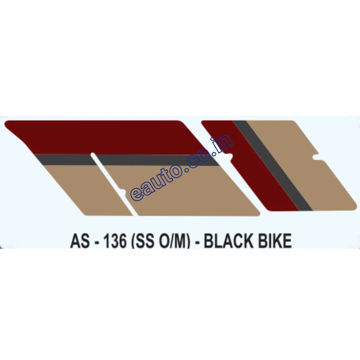 Graphics Sticker Set for Hero Honda CD 100 SS | Old Model | Black Vehicle | Both Sides