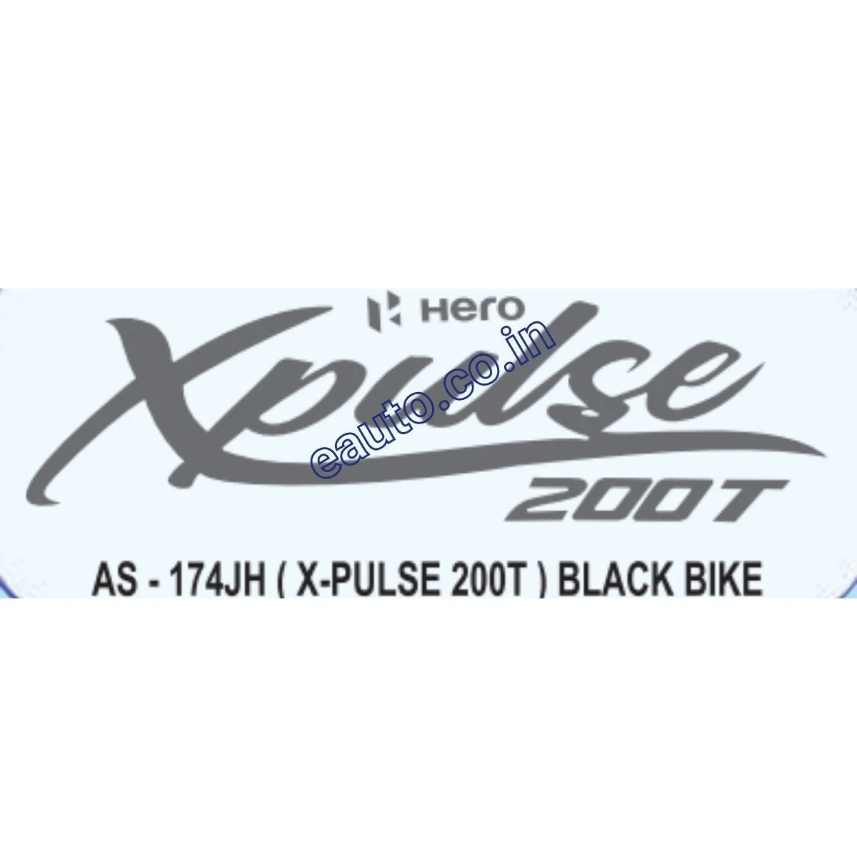 Graphics Sticker Set for Hero XPulse 200T | Black Vehicle | Both Sides