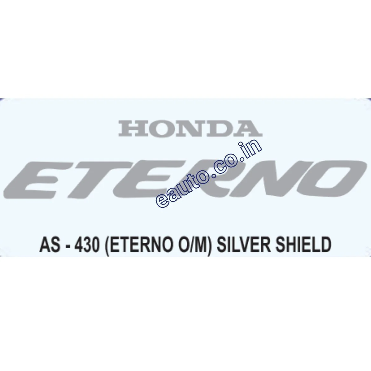 Graphics Sticker Set for Honda Eterno | Old Model | Silver Sticker | Both Sides