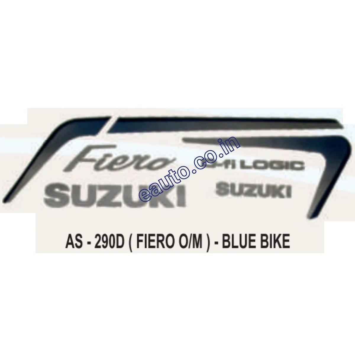 Graphics Sticker Set for Suzuki Fiero | Old Model | Blue Vehicle | Both Sides