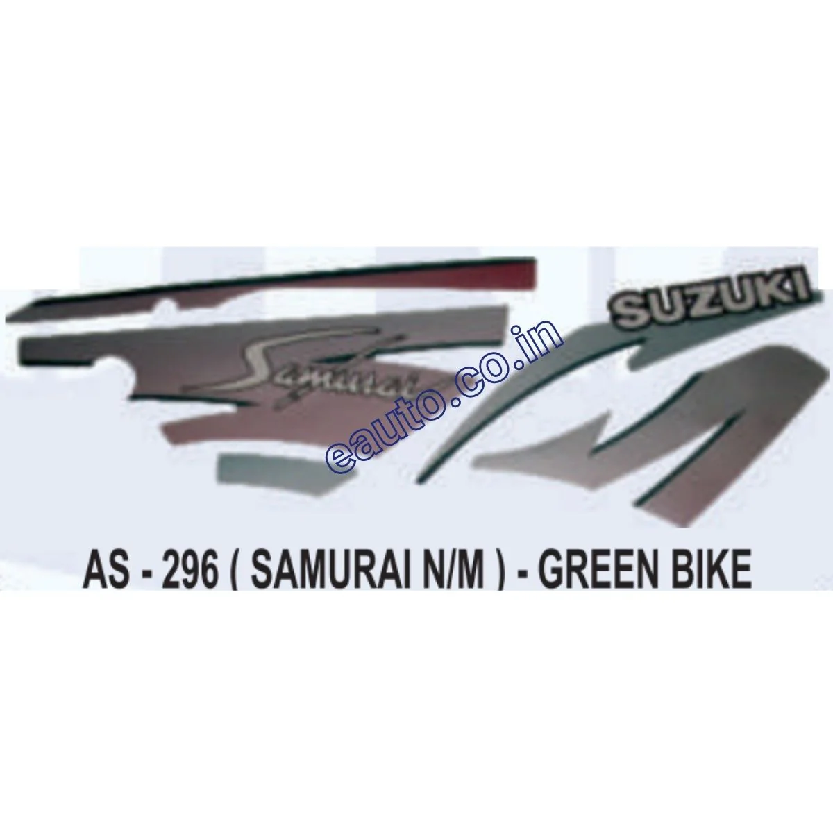 Graphics Sticker Set for Suzuki Samurai | New Model | Green Vehicle | Both Sides