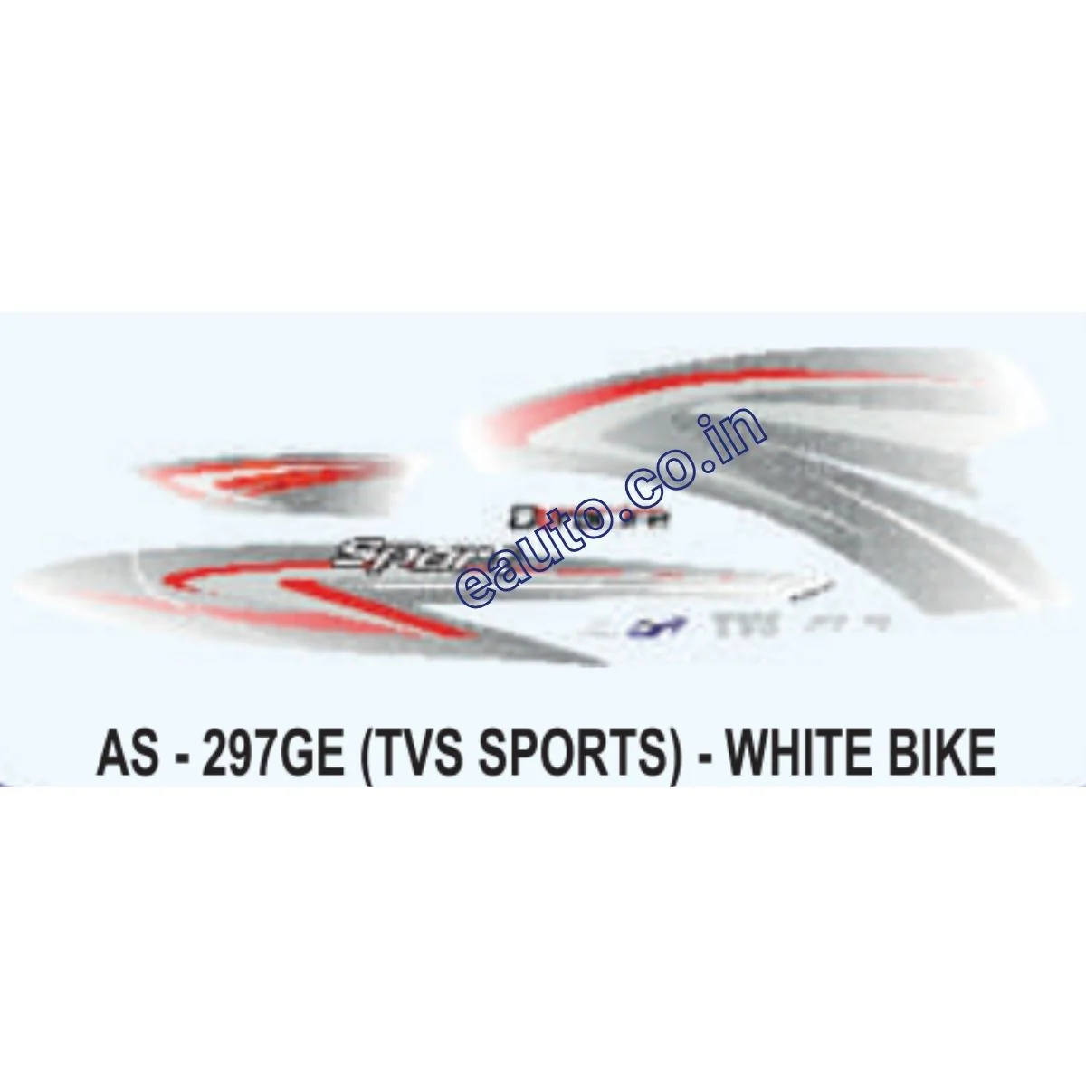 Graphics Sticker Set for TVS Star City | Type 4 | Blue Vehicle | Both Sides