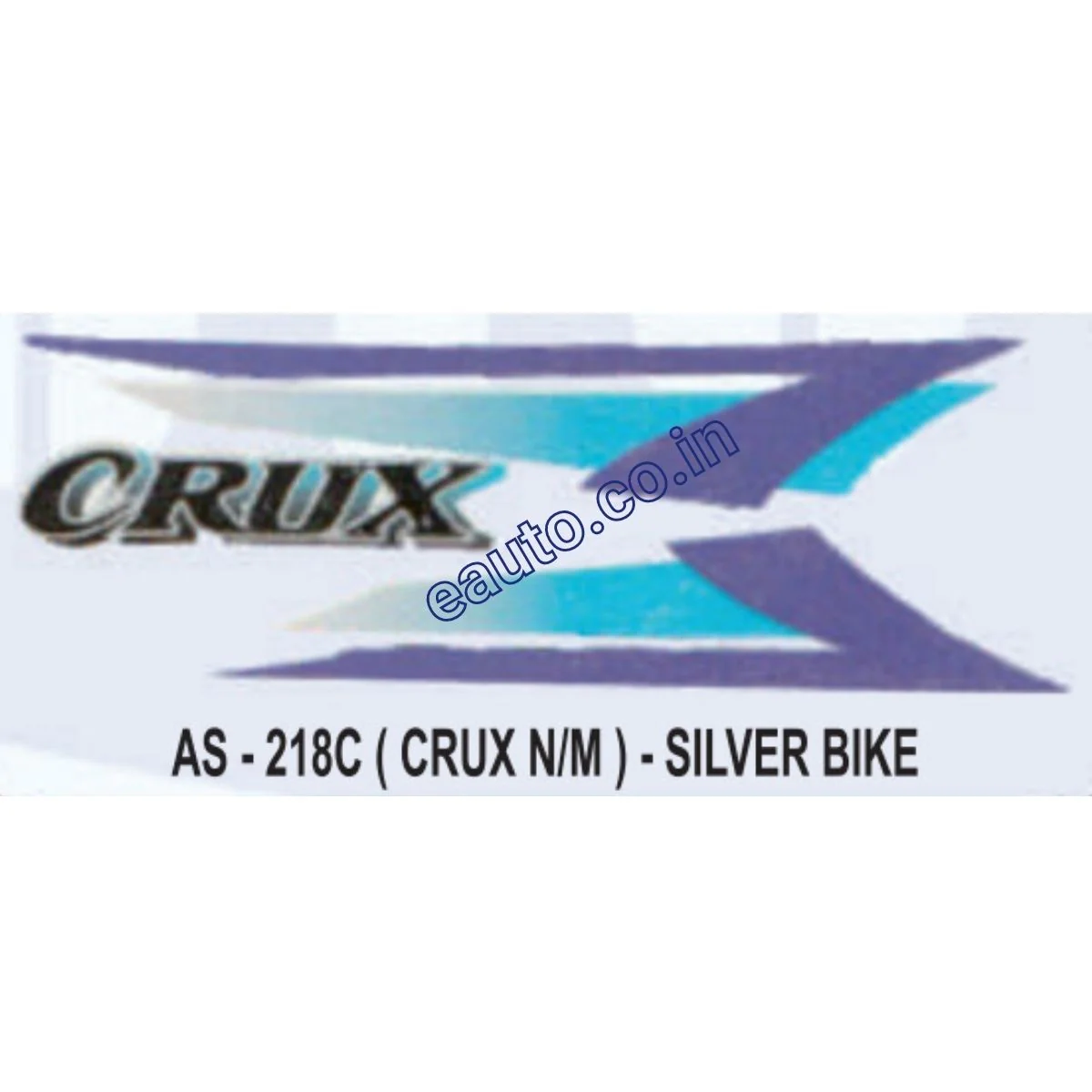 Graphics Sticker Set for Yamaha Crux | New Model | Silver Vehicle | Both Sides