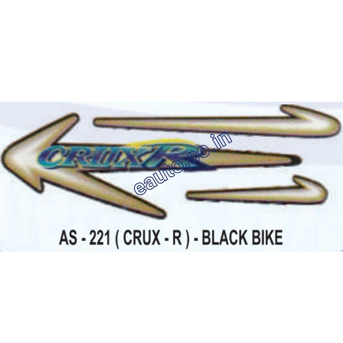 Graphics Sticker Set for Yamaha Crux R | Black Vehicle | Both Sides