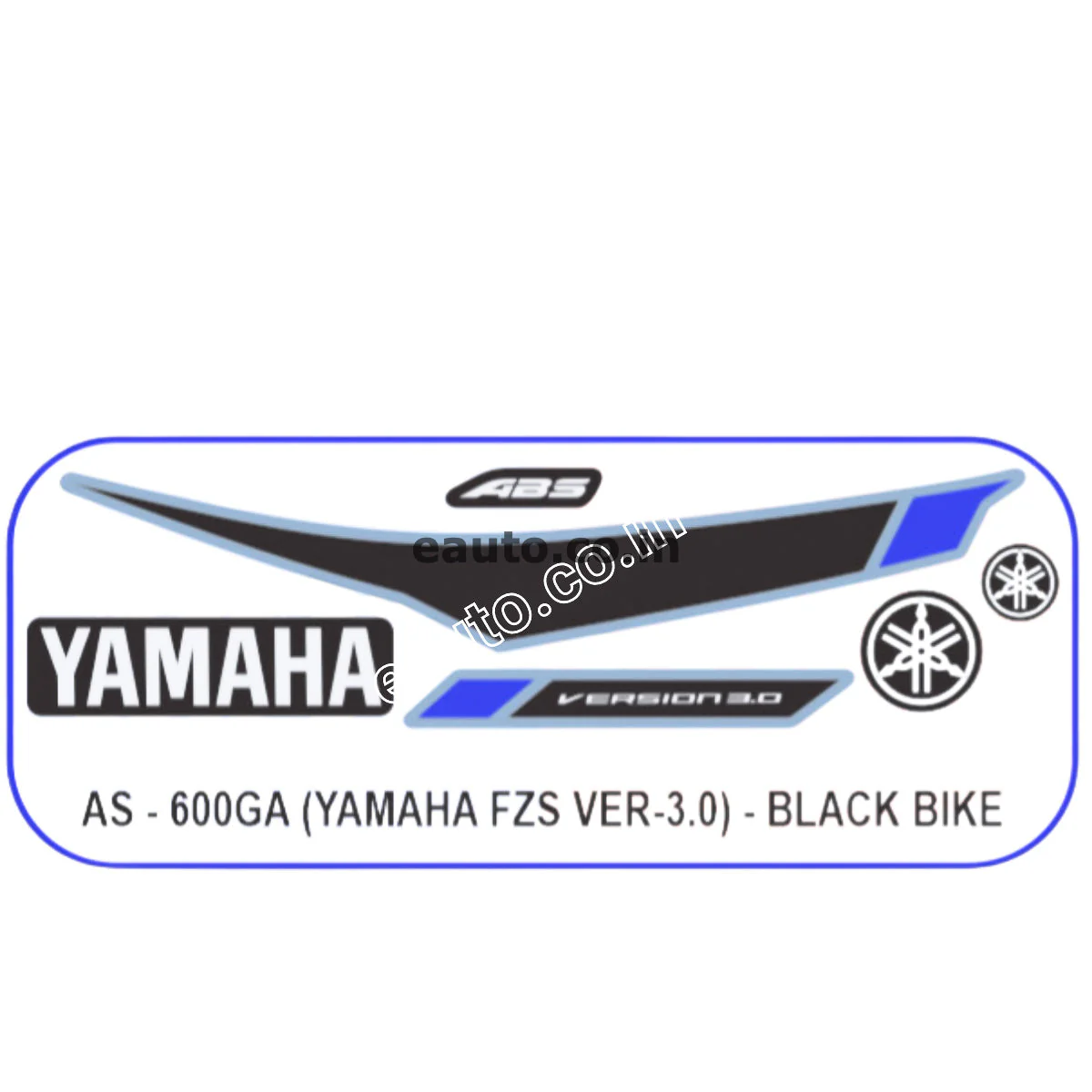 Graphics Sticker Set for Yamaha FZ S V3 | ABS | Both Sides