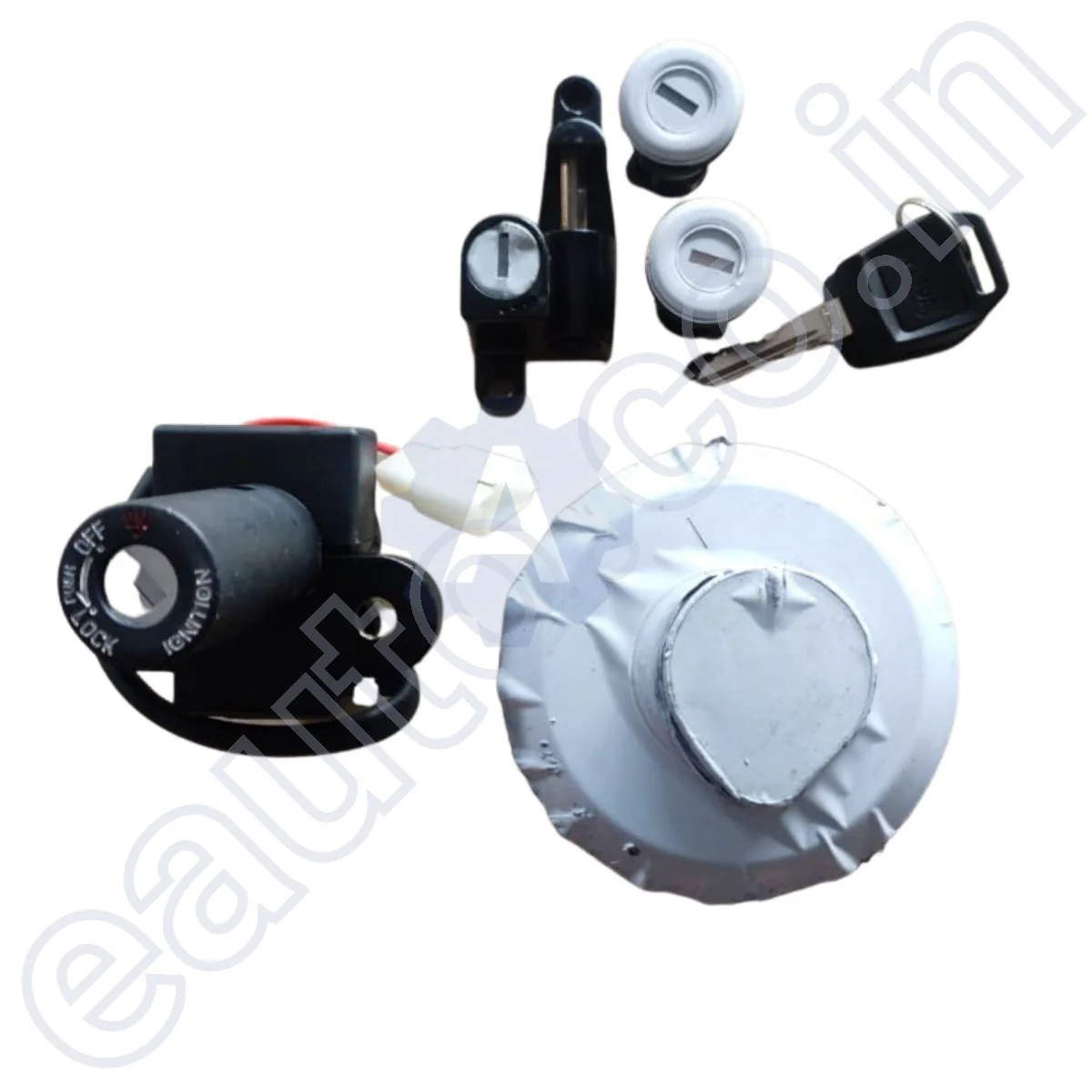 MINDA Lock Set (For Hero Super Splendor Old Model) | Set of 5 - Image 2