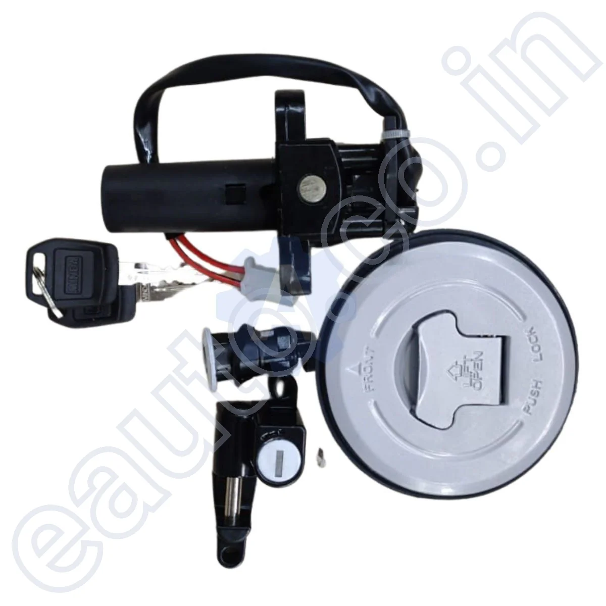 MINDA Lock Set (For Hero Super Splendor New Model) - Image 3