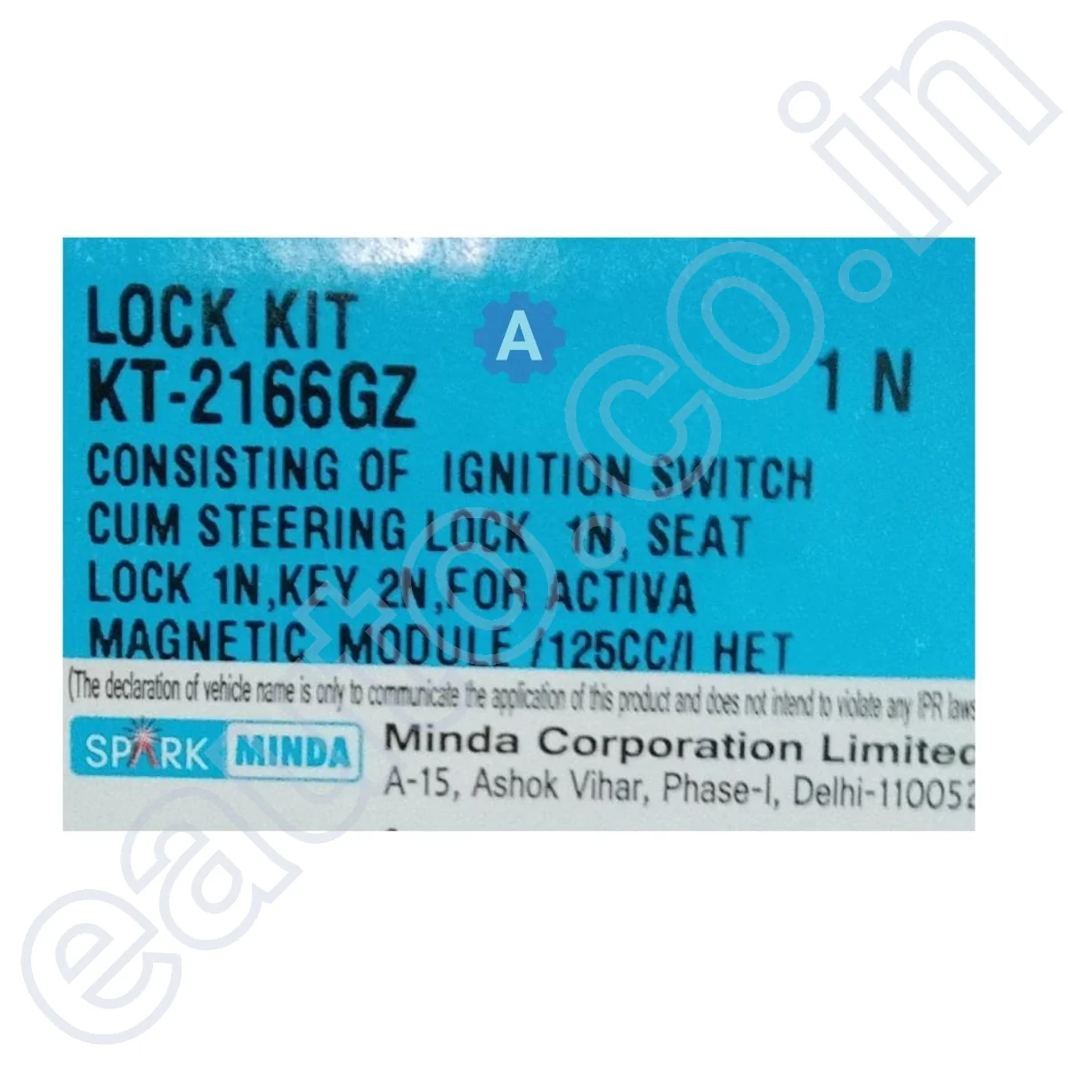 MINDA Lock Set for Honda Activa 125CC | 3G | HET | Magnetic Module - Image 4