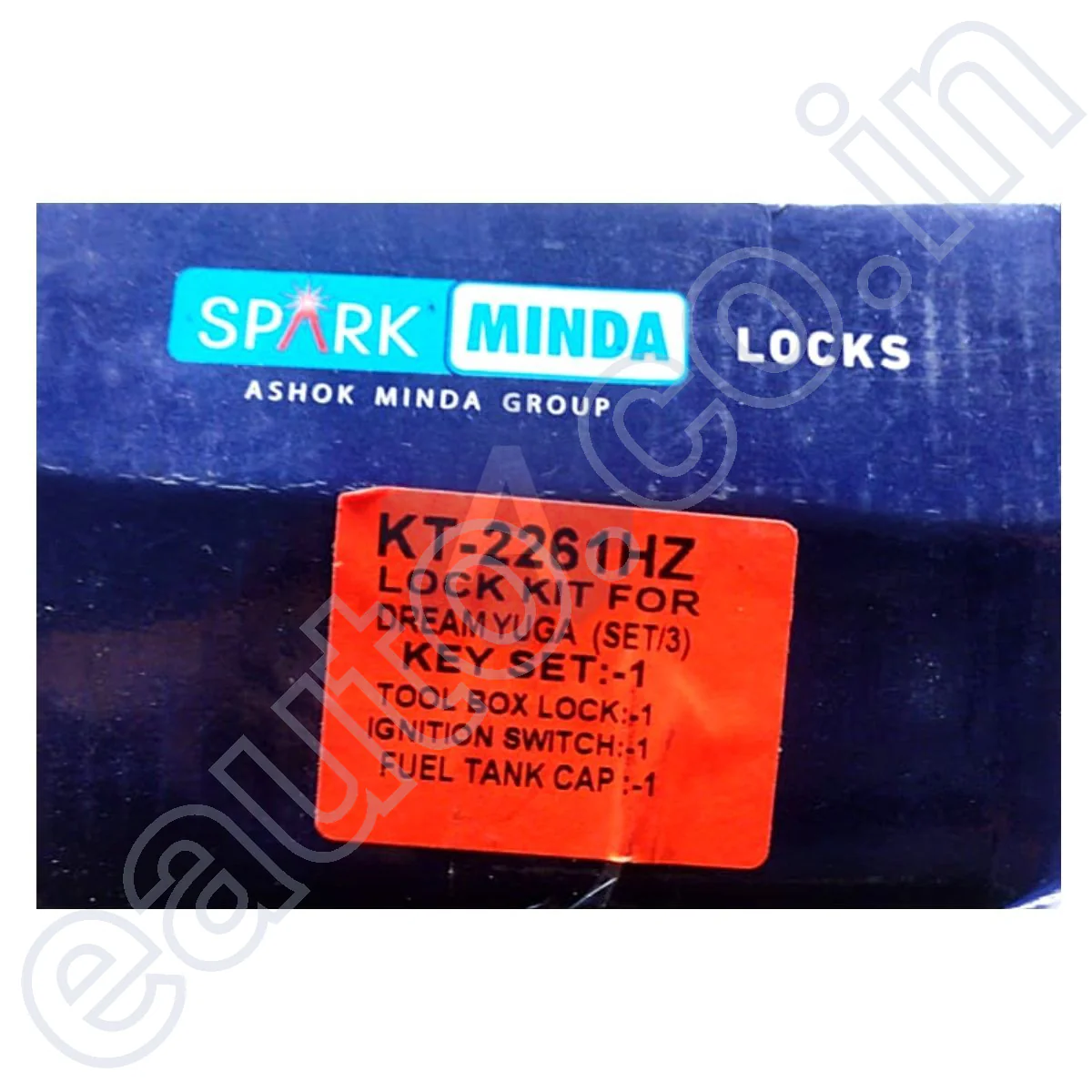 MINDA Lock Set (For Honda Dream Yuga/ Dream Neo) | Set of 3 - Image 2