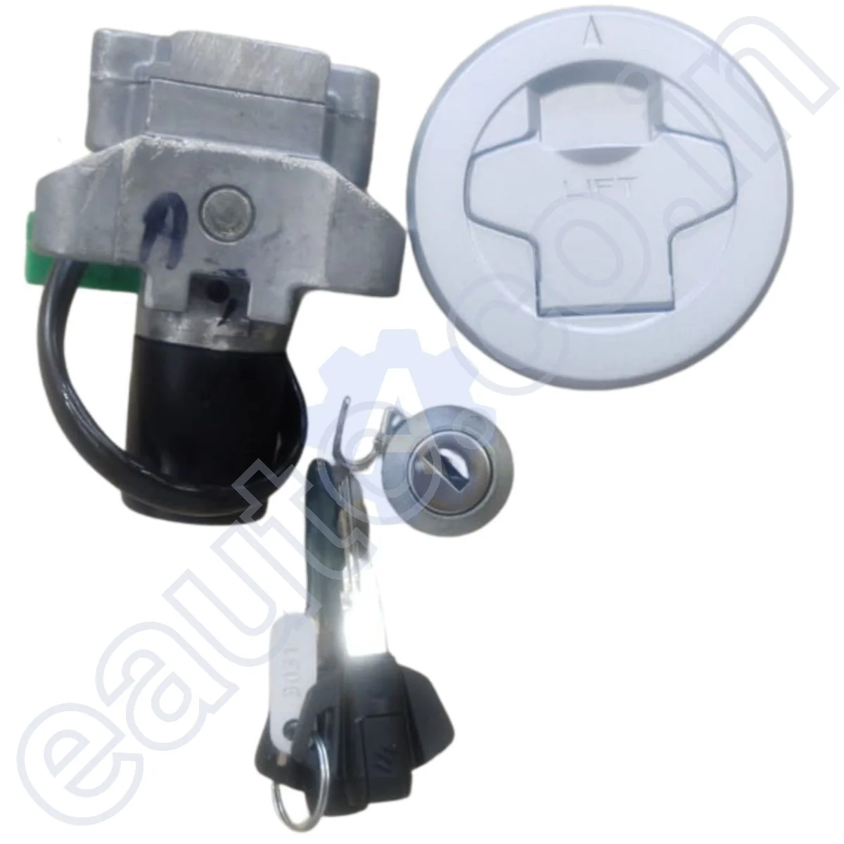 MINDA Lock Set (For Honda Suzuki Gixxer) | Set of 3 | Only BS3 Models | Before Mar 2017 Models - Image 3