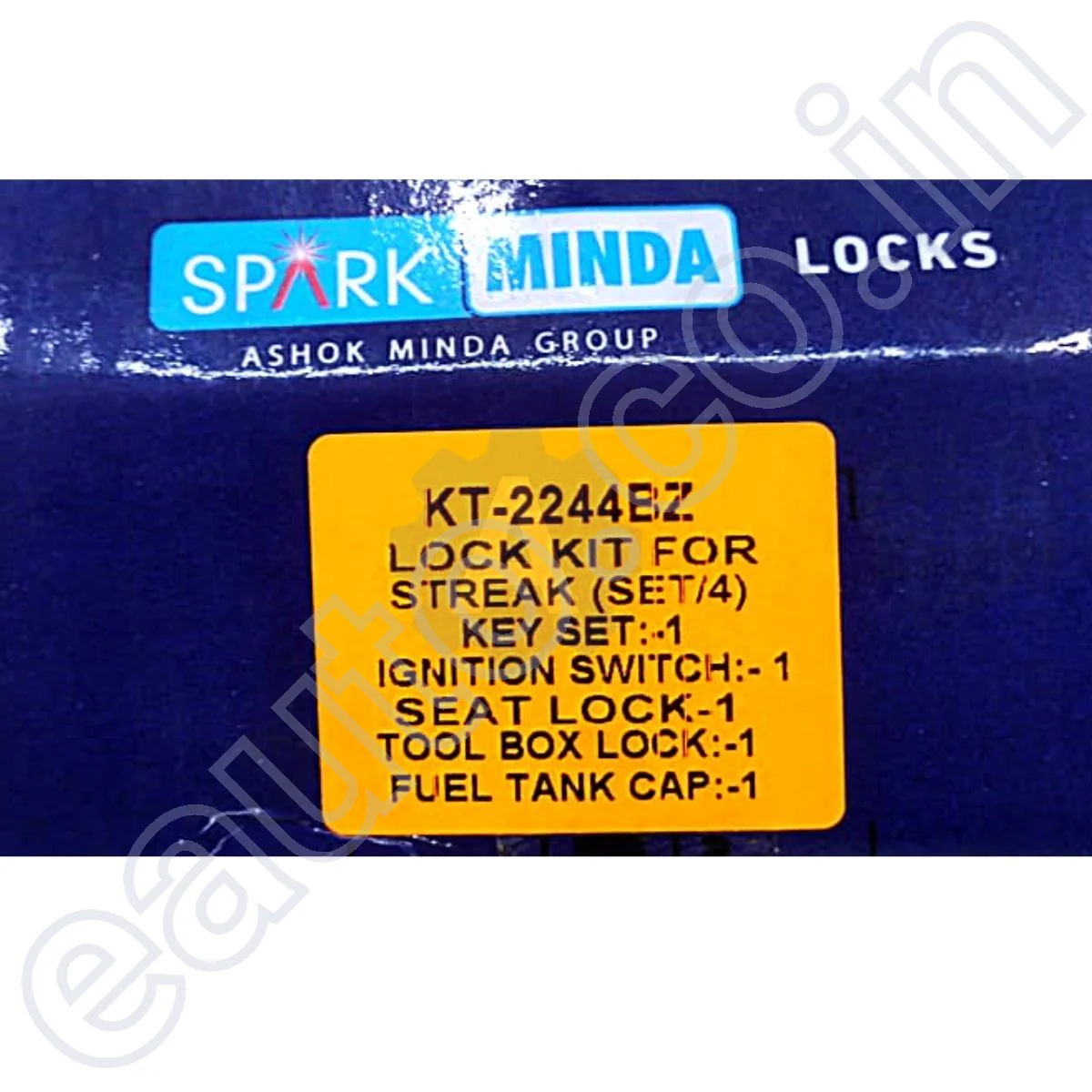 MINDA Lock Set (For TVS Streak) - Image 2