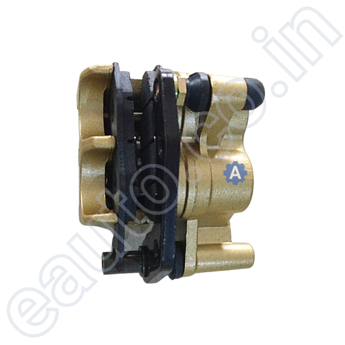 Mukut Front Brake Disc Caliper for Hero CBZ Old Model | CBZ Star | Karizma Old Model | Karizma R | Ambition | TVS Apache 150 | Golden - Image 2