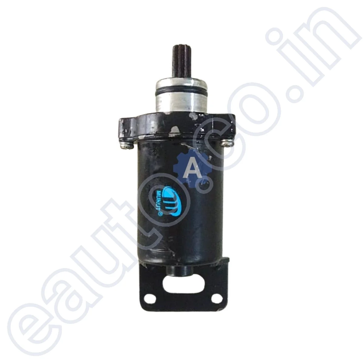MUKUT Starter Motor for Yamaha FZ Old | FZ V1 | Fazer V1 | Ray Old | Fascino Old | Alfa | Black With Clamp (Self Motor) - Image 2