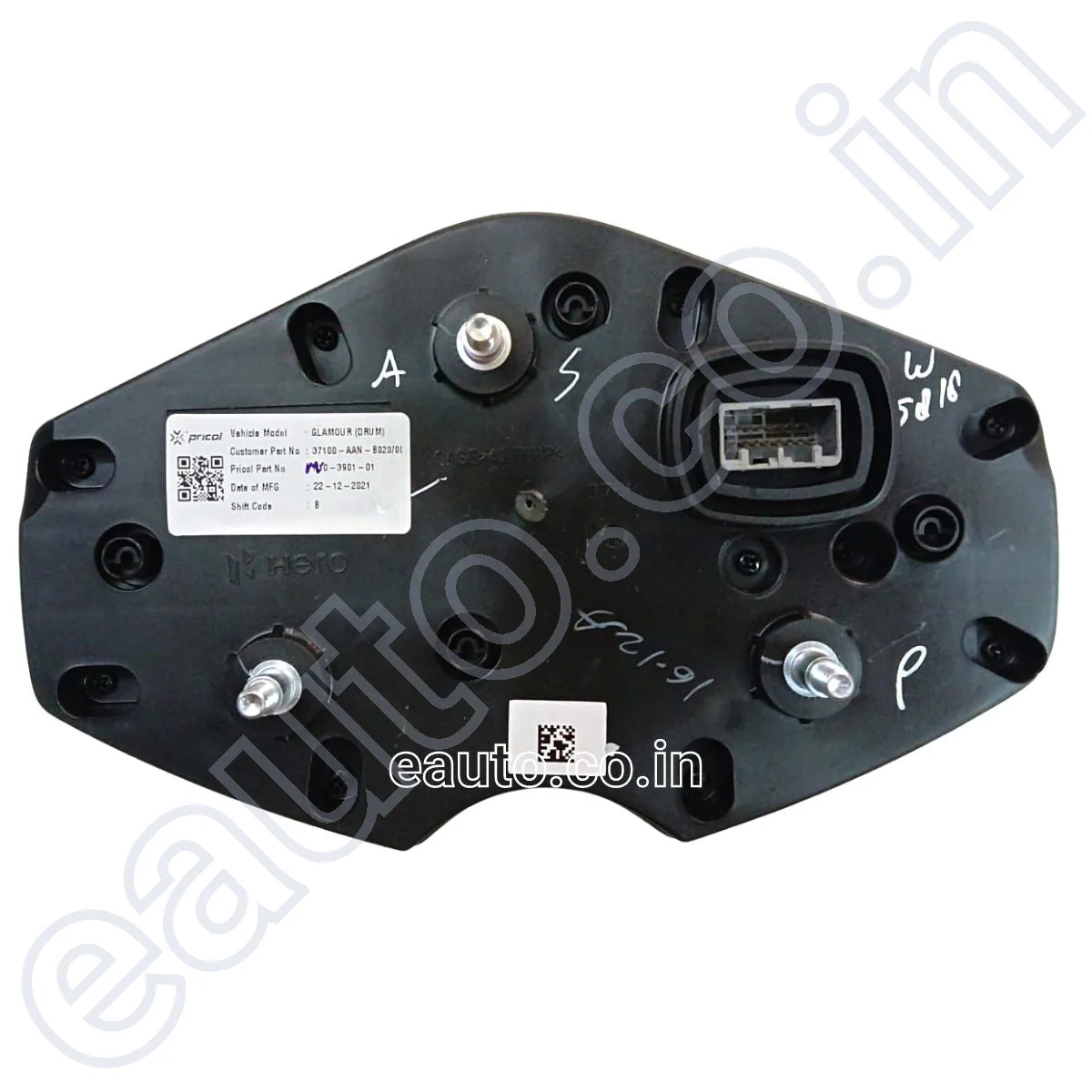 PRICOL Digital Speedometer for Hero Glamour 125 BS6 | Drum Brake - Image 2