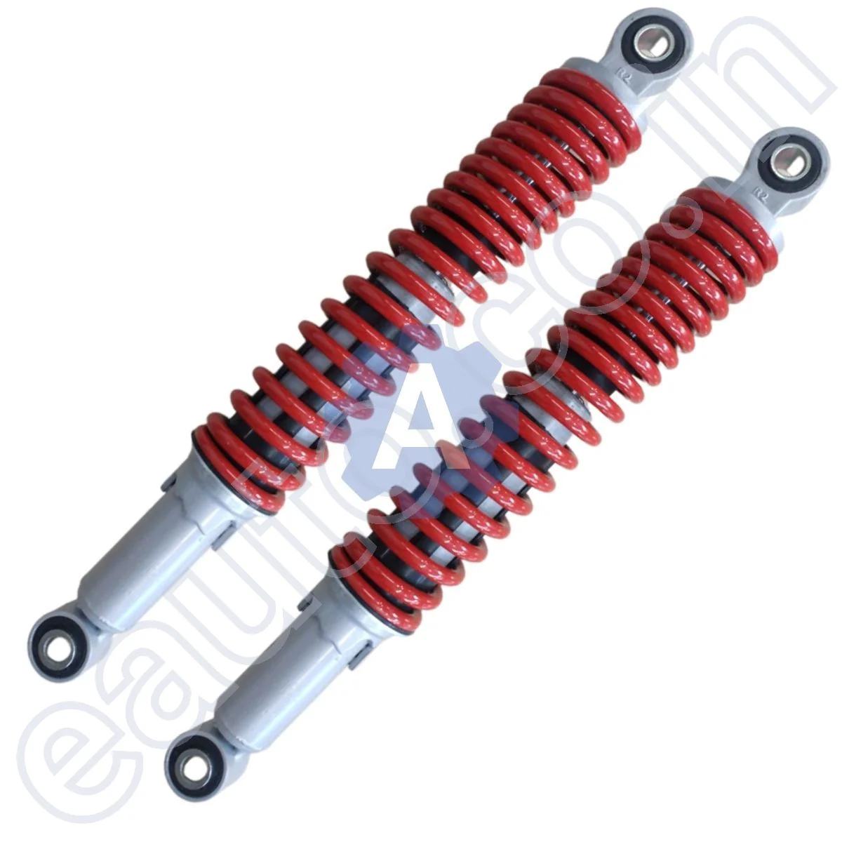 Rear Shock Absorber for Hero Glamour | Passion | Passion Plus | Passion Pro | Set of 2 | RED - Image 2