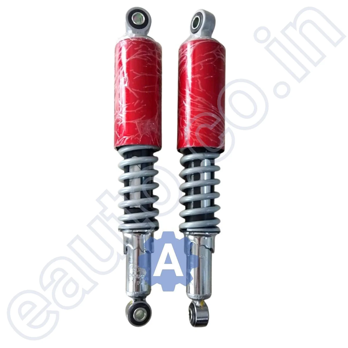 Rear Shock Absorber for Hero Splendor | Splendor Pro | Splendor Plus | Super Splendor | CD Dawn | CD Deluxe | HF Dawn | HF Deluxe | Set of 2 | RED - Image 3