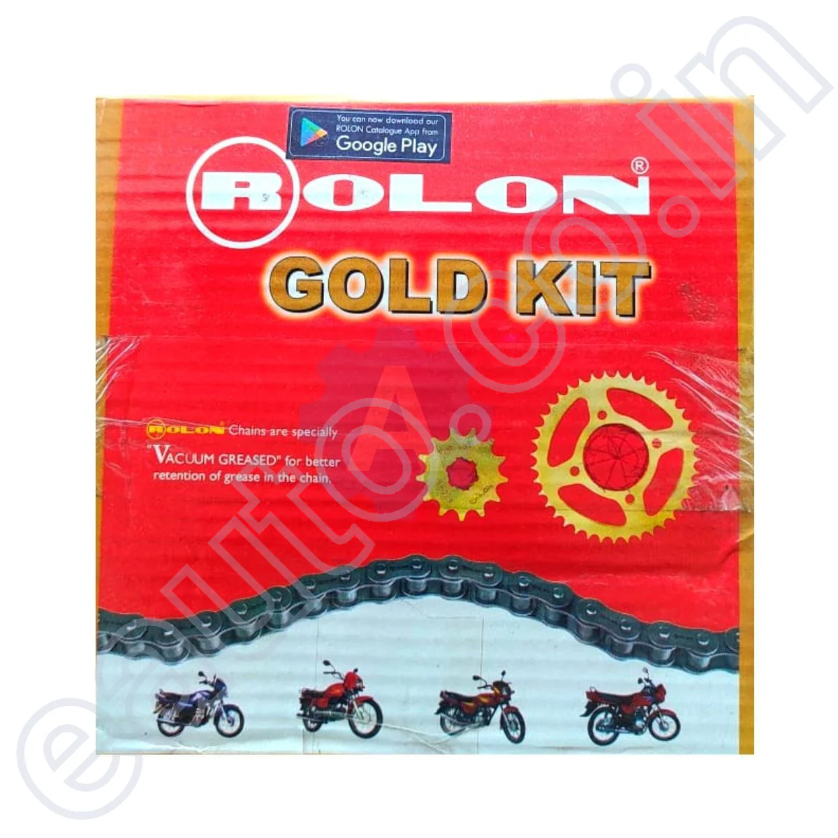 ROLON Chain Sprocket Kit (For Bajaj Discover 100T/ 125T) - Image 3
