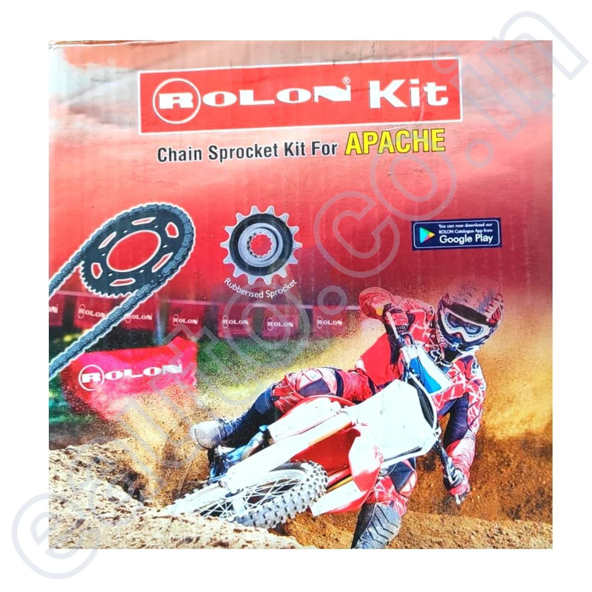 ROLON Chain Sprocket Kit (For TVS Apache RTR 200CC 4V) - Image 3