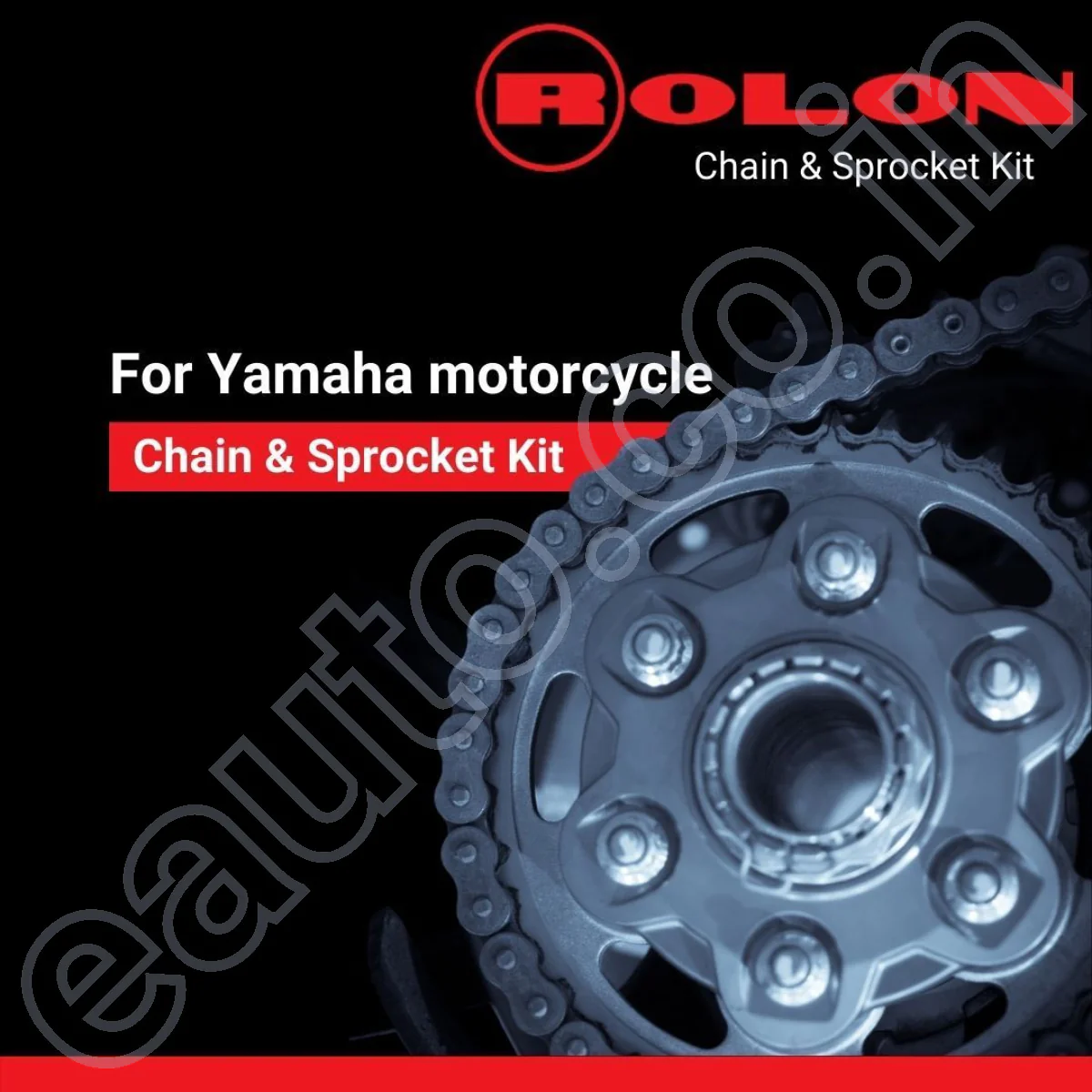 ROLON Chain Sprocket Kit for Yamaha R15 V1 | YZF (6Hole|42T-14T-120L) - Image 2