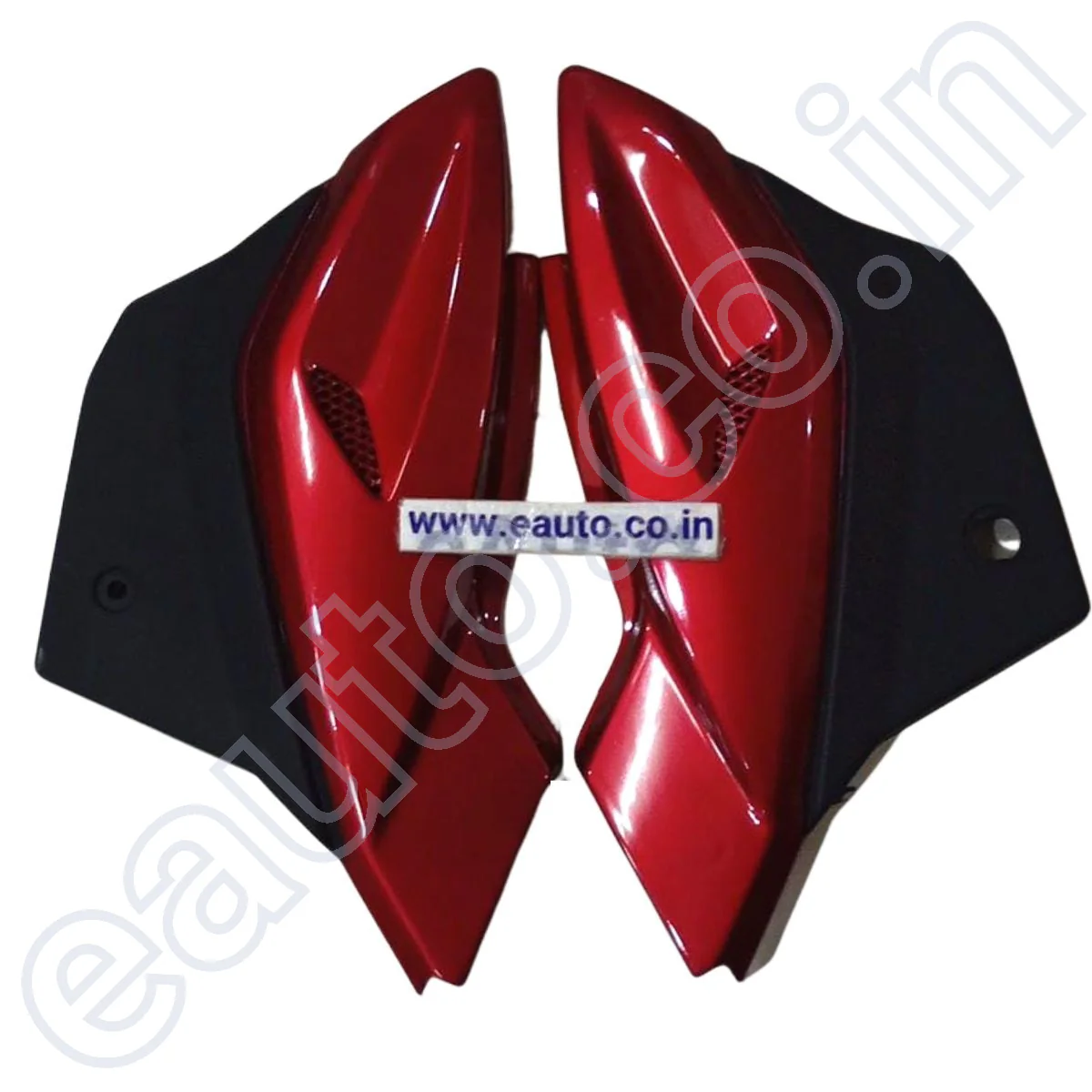 Side Panel for Bajaj Pulsar 150 | Digital Model | With Jaali | Red - Image 2