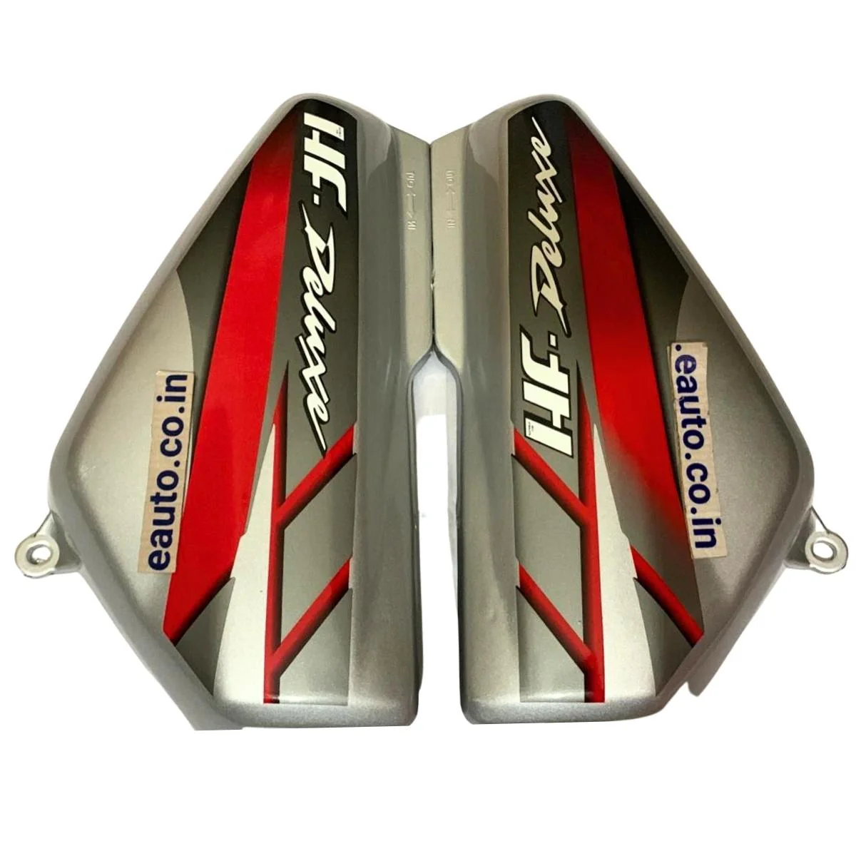 Side Panel for Hero CD 100 Deluxe | 2012 Model | Type4 Sticker | Silver & Red Colour