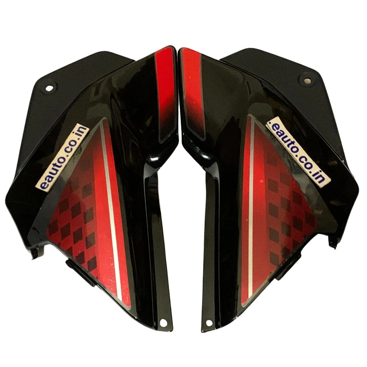 Side Panel for Hero Glamour | Type 2 | Type7 Sticker | Black & Red Colour