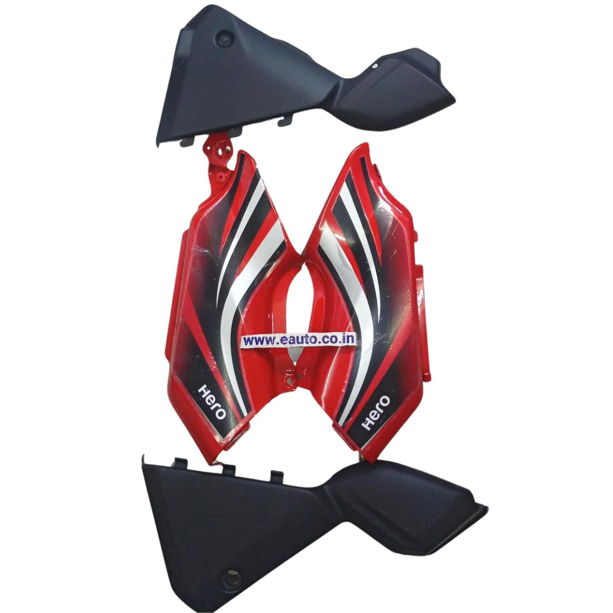 Side Panel for Hero Passion XPro | Type 1 | Set of 4 | Red