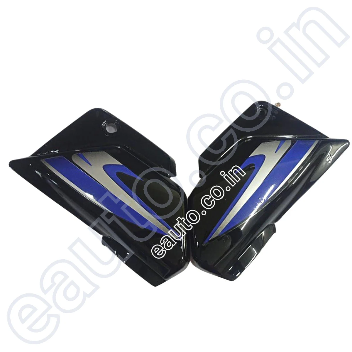 Side Panel for Hero Splendor | 2019 Model | Black & Blue - Image 2
