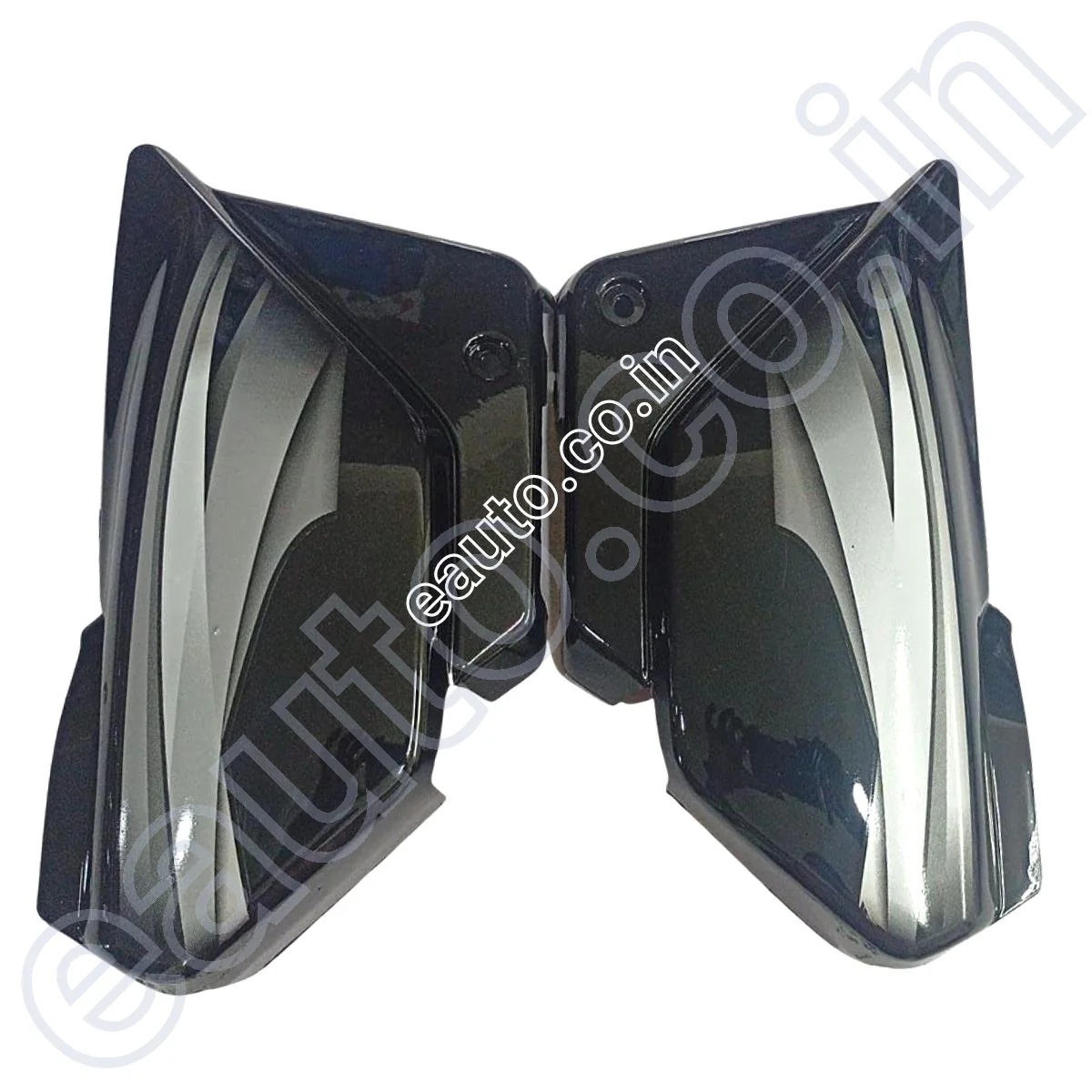Side Panel for Hero Splendor | 2019 Model | Black & Silver - Image 2