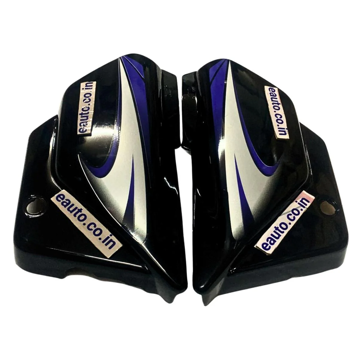 Side Panel for Hero Splendor | Alloy Wheel | Black & Blue Colour