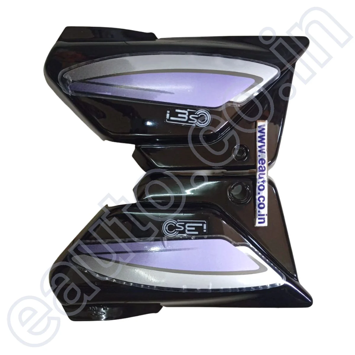 Side Panel for Hero Splendor BS6  | 2020 Model | Black & Purple - Image 2