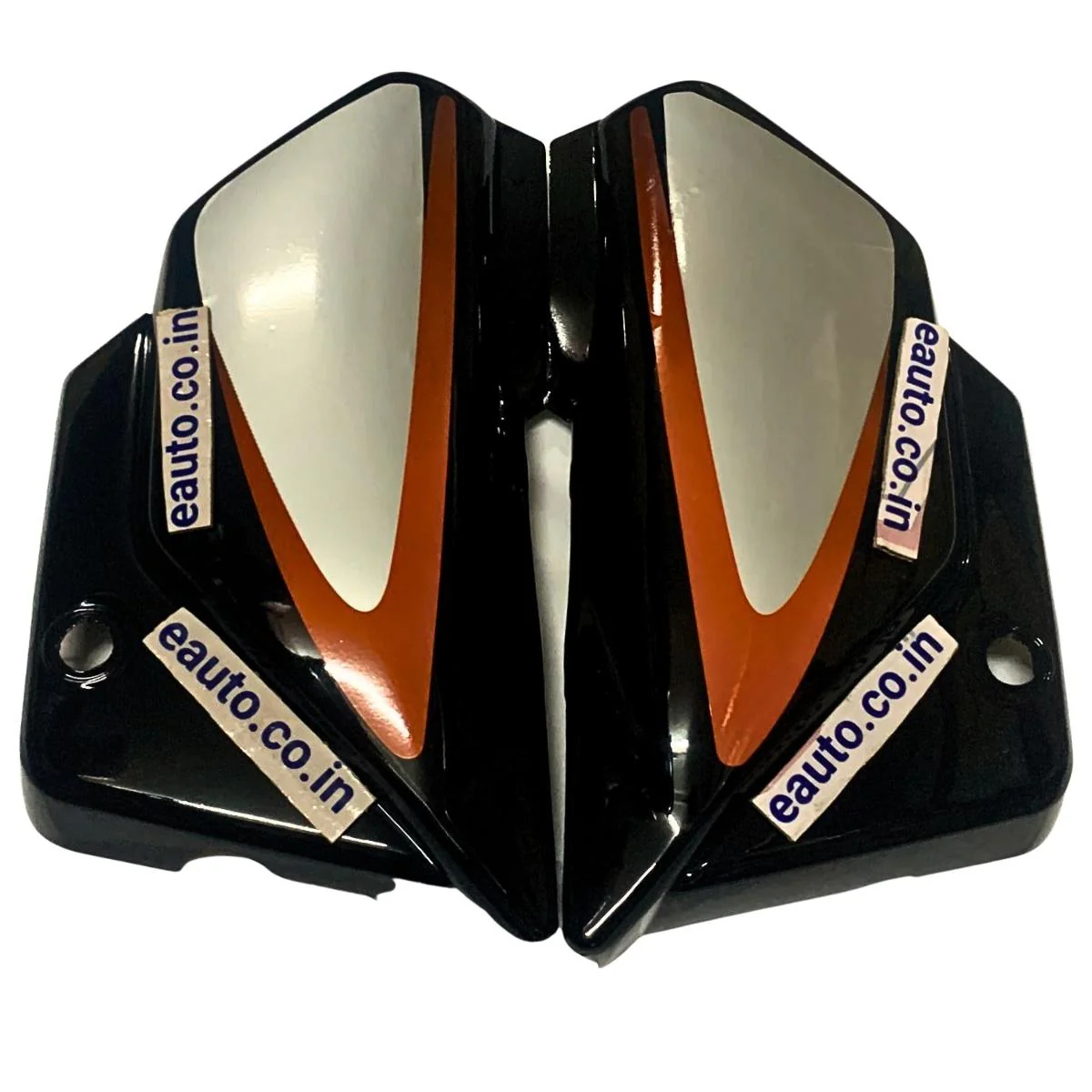 Side Panel for Hero Splendor Plus | Black & Orange Colour
