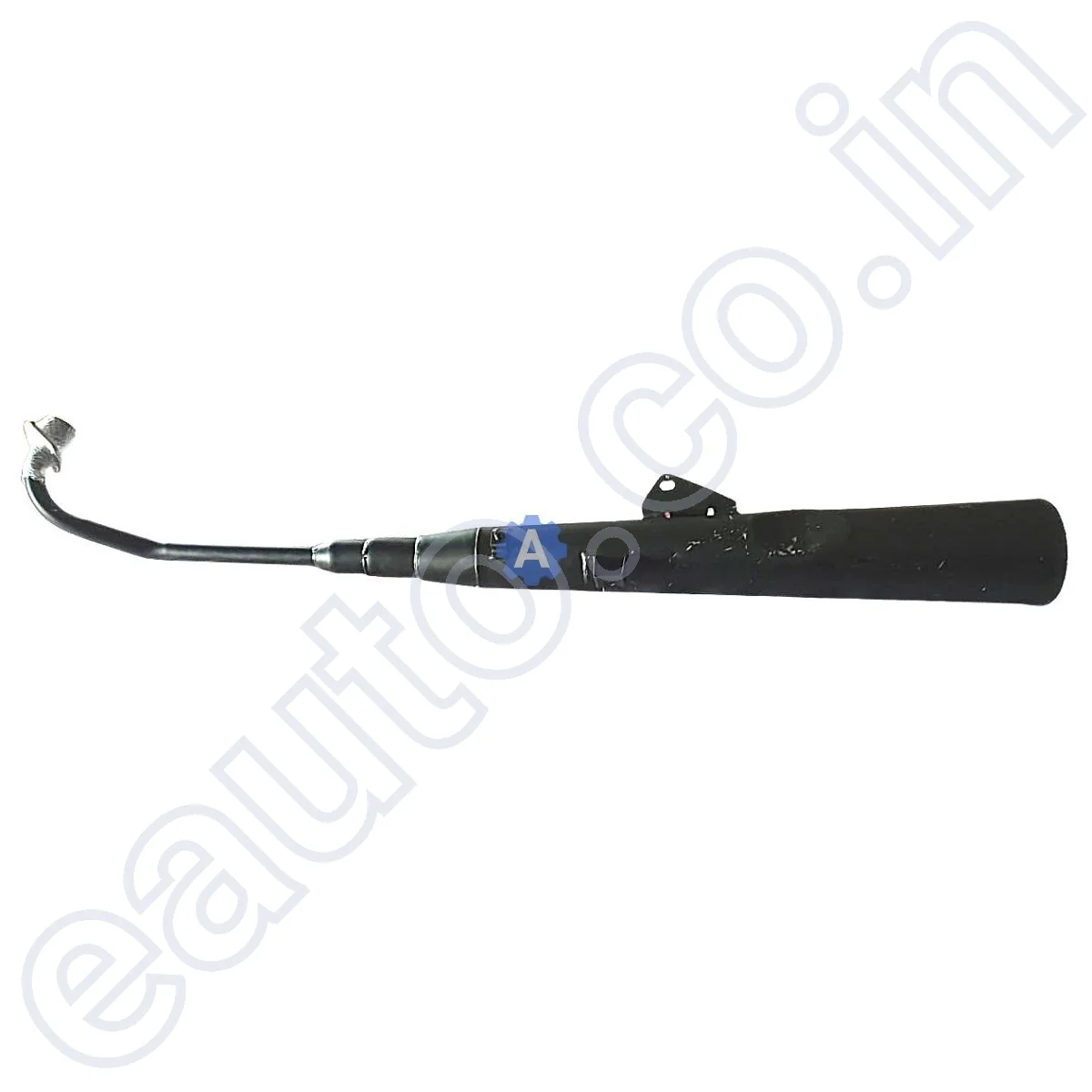 Silencer for Hero Glamour/ Super Splendor(Black) - Image 3