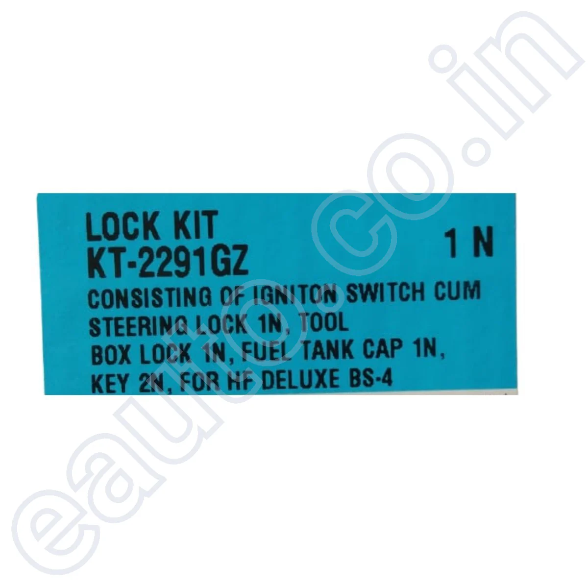 Spark Minda Ignition Lock Set for Hero HF Deluxe BS4 | 2017 - 2020 - Image 2