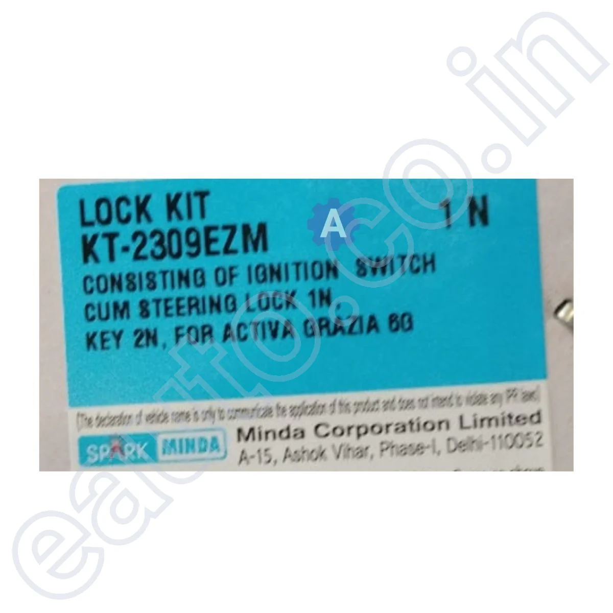 Spark Minda Ignition Lock Set for Honda Activa 110, 125, 6G BS6, Dio, Grazia - Image 5
