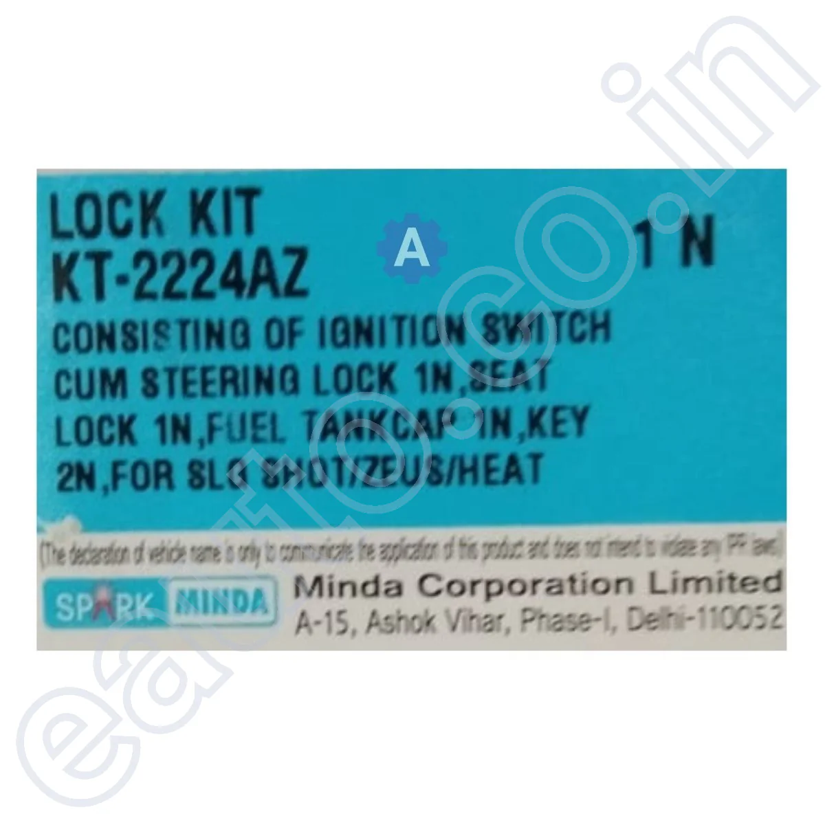 Spark Minda Ignition Lock Set for Suzuki Slingshot/ Zeus/ Heat - Image 3