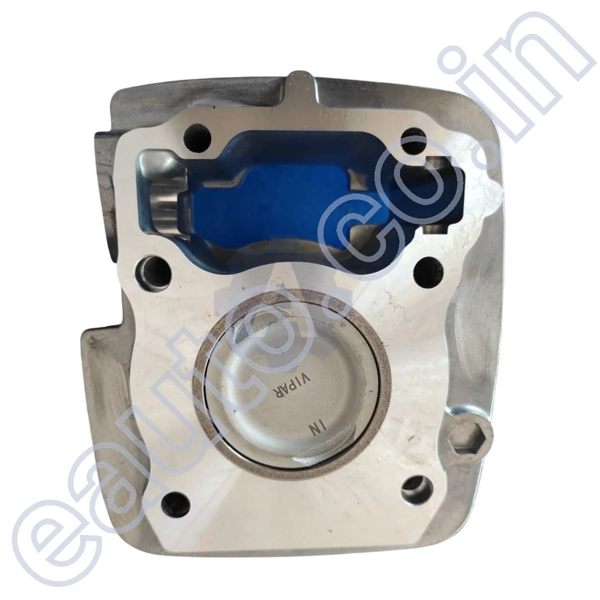 USHA Piston Cylinder Kit for Honda Shine | CB Shine | SP Shine | Hero Ignitor | Stunner | Silver Colour Block | Engine Block - Image 2