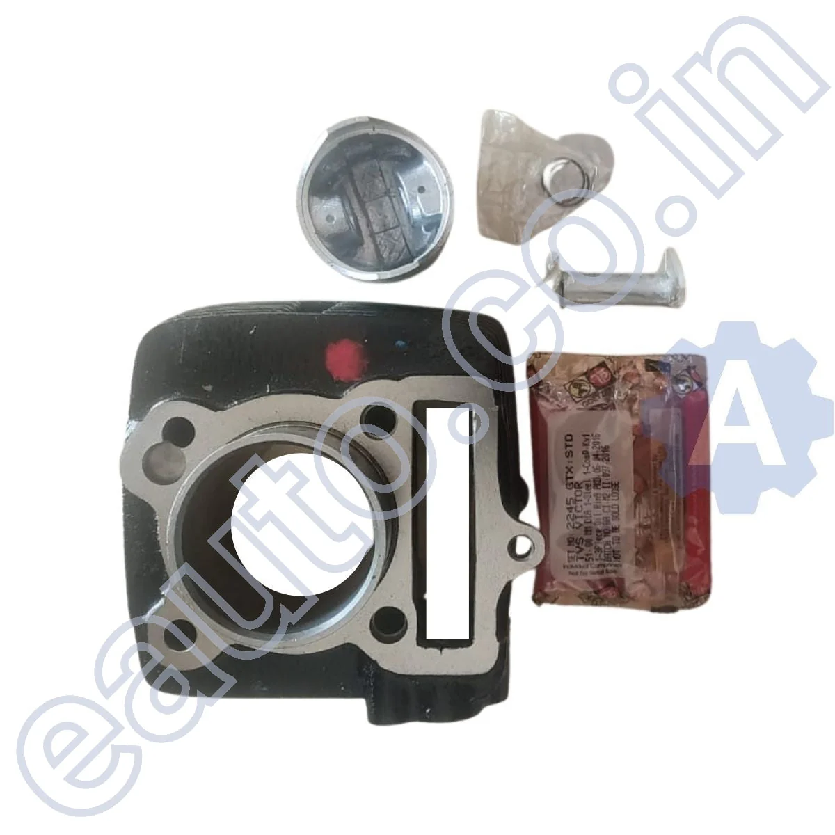 USHA Piston Cylinder Kit for TVS Victor | Victor GL | Engine Block - Image 4
