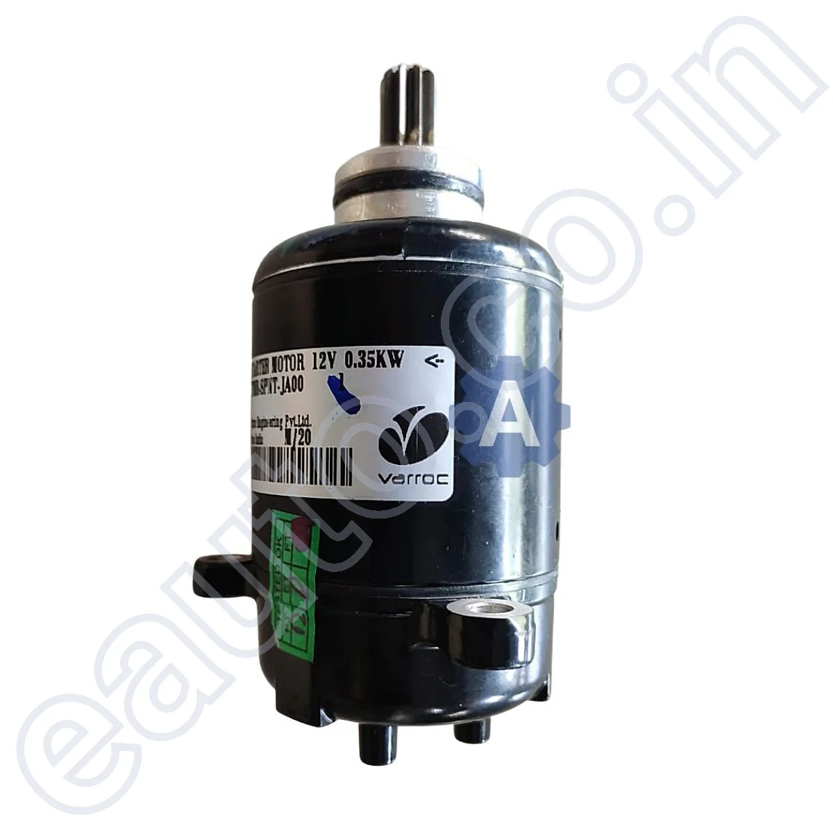 Varroc Starter Motor for Bajaj Pulsar 150 AS (Self Motor) | Part No. - JV00 - Image 3