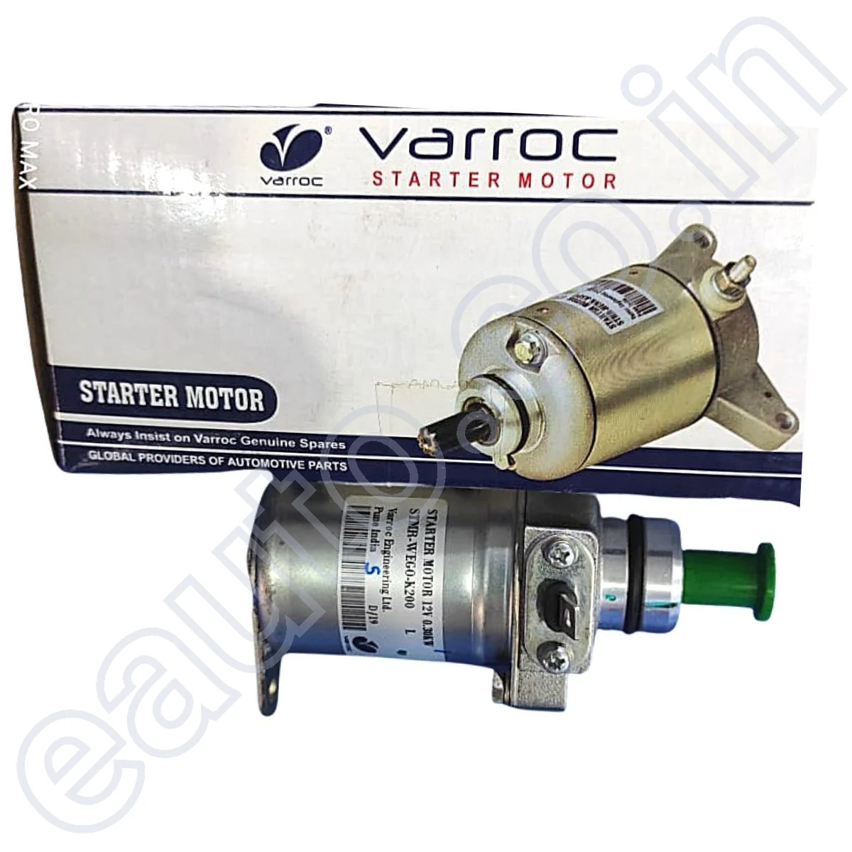Varroc Starter Motor for TVS Star City New Model/ Star City 110 New Model (Self Motor) - Image 2