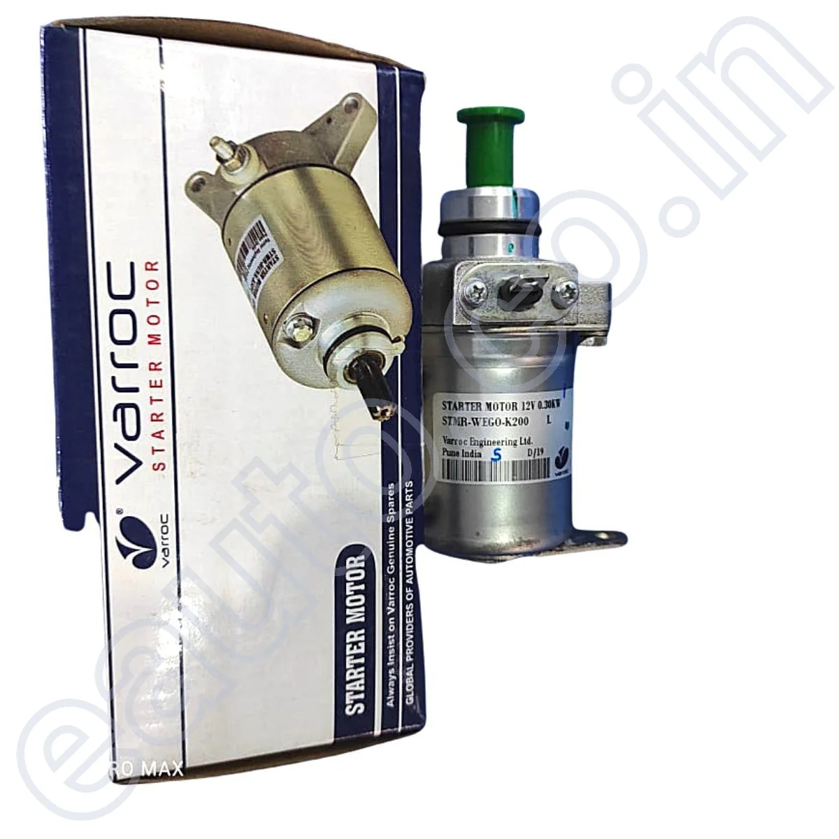 Varroc Starter Motor for TVS Star City New Model/ Star City 110 New Model (Self Motor) - Image 3